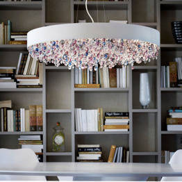 Ekskluzywna Lampa Włoska MASIERO Ola S6 90 white