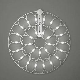 Sforzin Lafra Media Cromo Lampa Ścienna