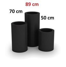 Hebe PL-HE89-PD Antracyt PD Concept 89 cm Donica z podwójnym dnem