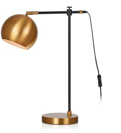 Stołowa Lampka 107230 CHESTER Czarny/Brązowy Markslojd