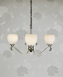 Lampa wisząca Columbia nickel 3lt 63445
