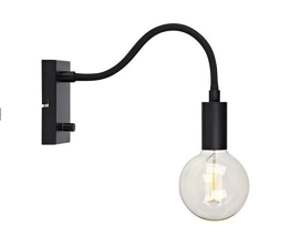 Markslojd Lampa ścienna RAW Black 106987