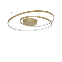 Ideal Lux Oz Pl D080 On-off Ottone 3000k 365060 Plafon