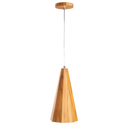 Lampka Wisząca z forniru tekowego Accord Lighting Angular QN-ANGULAR-P-S-TEAK
