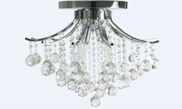 Elem Wenecja 5191/4 8C chrom Lampa Sufitowa kryształowa