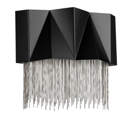 Lampa Ścienna Elstead Lighting Zuma HK-ZUMA-3W-SBS Czarno Srebrny