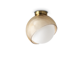 Lampa Sufitowa Ideal Lux Bloom Pl1 D22 Ottone 366579