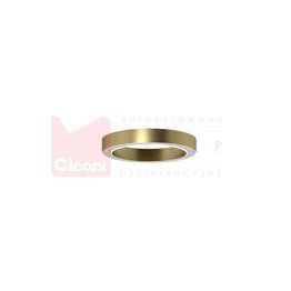 Cleoni Plafon 1408/UP/LA/W/SP 962 LED Złoty matowy 70 cm
