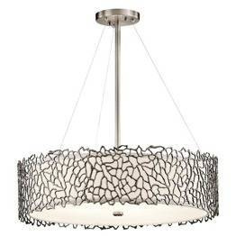 Elstead Lighting Silver Coral KL/SILCORAL/P/B Lampa wisząca