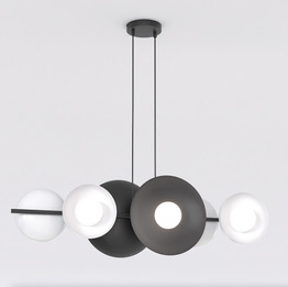 Żyrandol Emibig Volum 6 Bl White (1484/6)