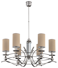 Żyrandol Kutek Ruta RUT-ZW-6(N/A) Nikiel