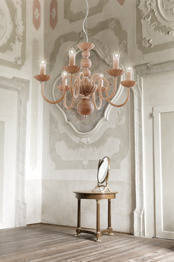 ITALAMP Evoque 281/6 Lampa wisząca pudrowy beż