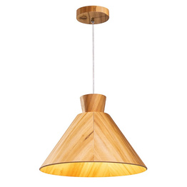 Lampka Wisząca z forniru tekowego Accord Lighting Conical QN-CONICAL-P-M-TEAK