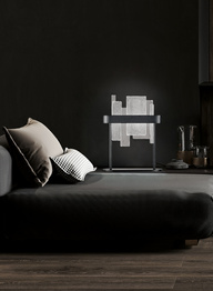 Lampa stołowa Ledowa Włoska Masiero Ribbon TL