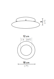 Podsufitka lampy Slamp Nuvem