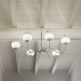 Vistosi Puppet PUPPETSP6P BC/SF CR Żyrandol