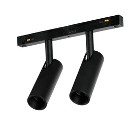 ALFA NIKO 2 TRACK MAGNETIC 2LINE 2X7W CCT SWITCH DIM BK Azzardo AZ6252