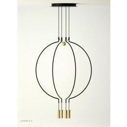 Zwis LED Axo Light Liaison G4 czarno-złoty