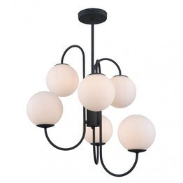 Nowoczesna Lampa wisząca Italux Gela białe kule