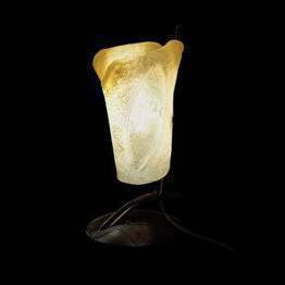 Sillux ATENE LT 1/226 bursztynowa/miedziana Lampa Nocna