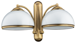 Lampa ścienna Kutek Obd OBD-K-2(P) Patyna