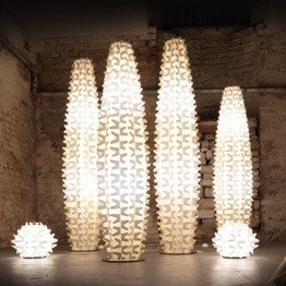 Lampa stojąca Slamp Cactus XXL złota