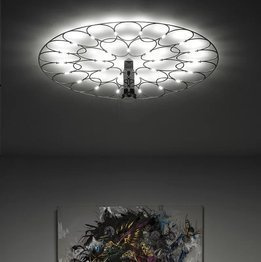 Sforzin Lafra Media Nero Lampa Sufitowa