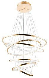 Azzardo Wheel 6 Lampa wisząca złota AZ2921