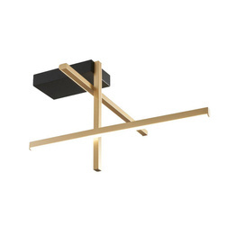 Muriel Zuma 22008C3-BK/GD Edge Plafoniera