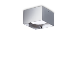 Plafon Ideal Lux Spike Pl1 Square Cromo 328799