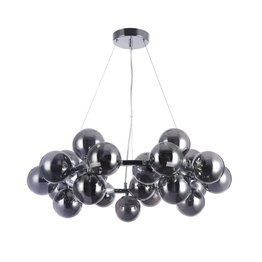 Italux Cabella PND-5252-25-CH+SMK Lampa wisząca ze szklanymi kloszami