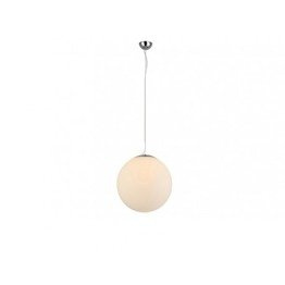 Lampa Szklana Biała Azzardo White Ball 25 AZ2515