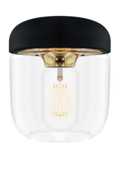 Umage Acorn czarny/mosiądz Klosz