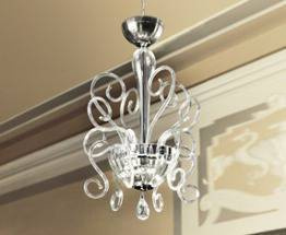 Leucos BOLERO S 50 Lampa Wisząca transparentna 50 cm