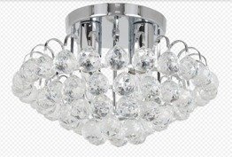 Elem Monaco 6773/4 8C chrom Lampa Sufitowa kryształowa