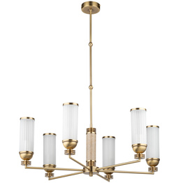 Lampa wisząca Kutek Żyrandol IZA-ZW-6(P/6)B Izano