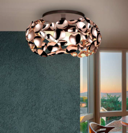 Schuller Narisa 266973 złota lampa sufitowa