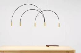 Zwis Estiluz Volta L78S.1D1T-M BLK + GOLD ZŁ czarno złota