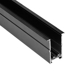 BETA TRACK MAGNETIC EASYFIX BK szyna wpuszczana z montażem na żabki Azzardo AZ6068 Czarna 2M