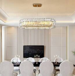 Żyrandol Berella Light  Anubi OV 100 BL5483