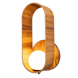 Lampa ścienna Accord Lighting Sfera QN-SFERA-WB-L-TEAK