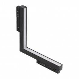 Azzardo ALFA SAGA TRACK MAGNETIC 2LINE CORNER B 24W CCT SWITCH DIM BK AZ6245