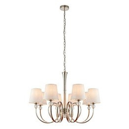 Żyrandol Interiors  Fabia & White Shades 74433