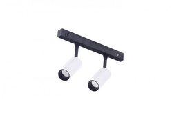 ALFA TRACK MAGNETIC Nikki 2 2x3W Oprawa do szyny magnetycznej Azzardo AZ4593 Czarno/Biała 3000K