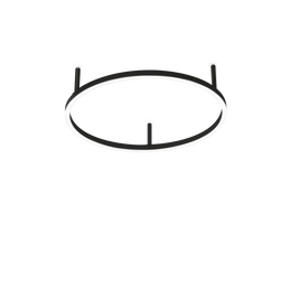 Ideal Lux Oracle Slim Pl D050 Round 4000k On-off Bk Plafon 341903