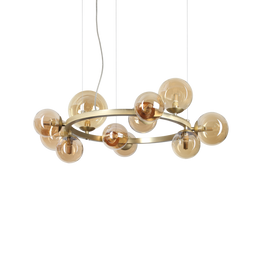 Żyrandol Ideal Lux Perlage Sp11 Ambra 322773