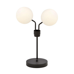 NOVA LN2 BLACK/OPAL  lampa stołowa czarny (1138/LN2) - Emibig
