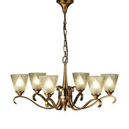 Lampa wisząca Columbia 6lt pendant & deco glass