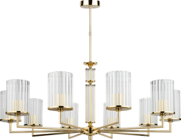 Ekskluzywny Żyrandol Kutek Mood Artu Ryfel ART-ZW-10(Z)R