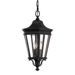 Elstead Lighting Cotswold Lane FE/COTSLN8/M BK Lampa wisząca